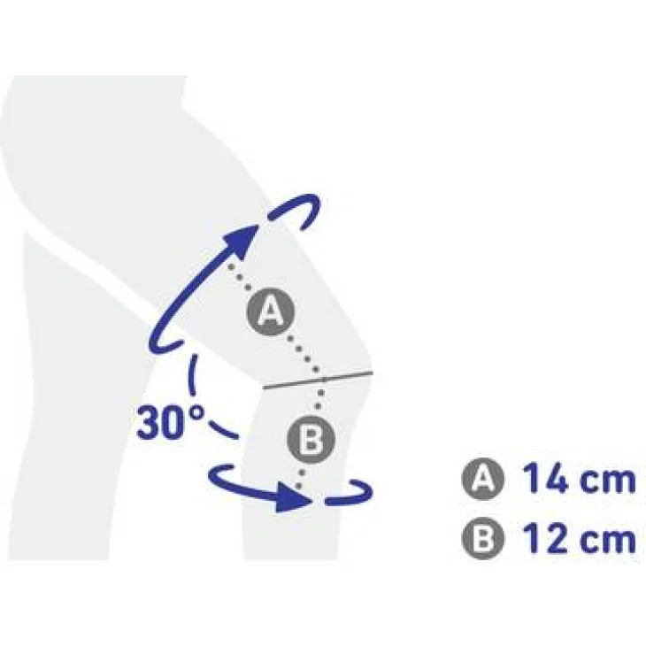 Bauerfeind Genutrain S Titan Ginocchiera Sinistro Misura 3