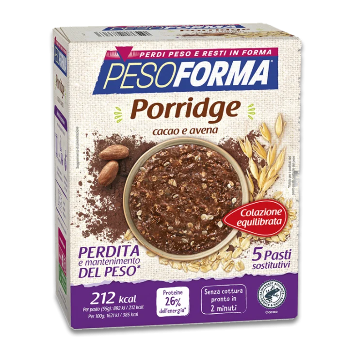 Pesoforma Porridge Cacao ed Avena 5X55 g