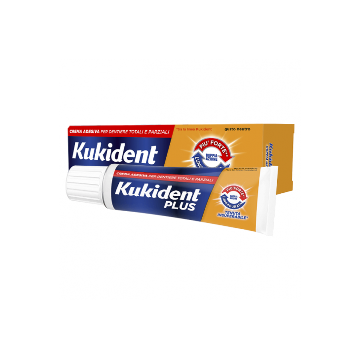 Kukident Plus Doppia Azione Crema Adesiva 65 g