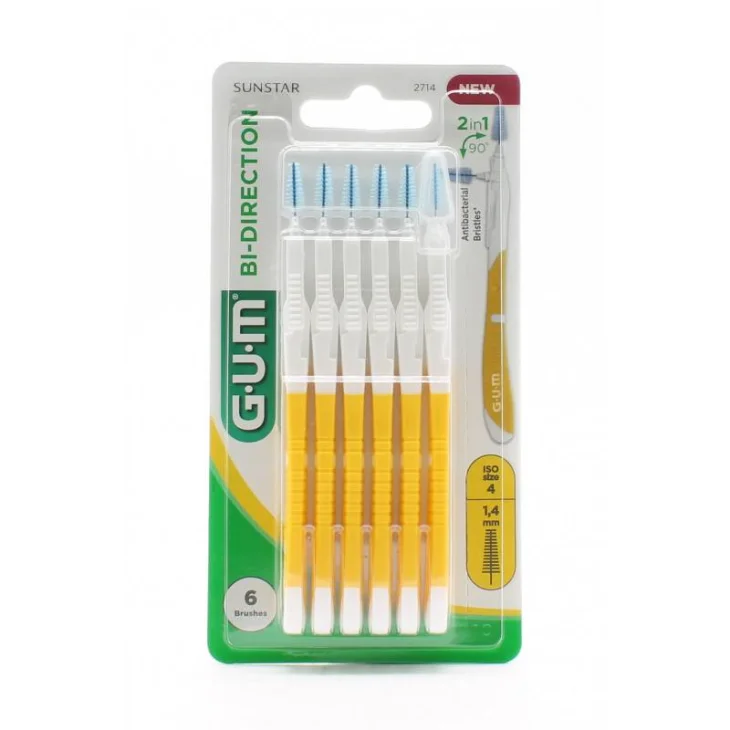 Gum Bi-Direction Iso 4 Scovolino 1,4 mm 6 Pezzi