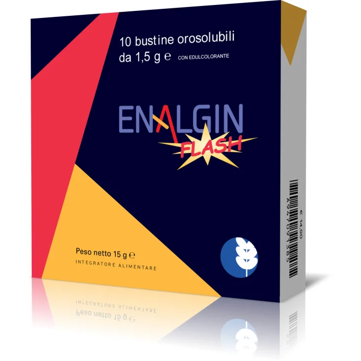 Enalgin Flash Integratore Analgesico 10 Bustine