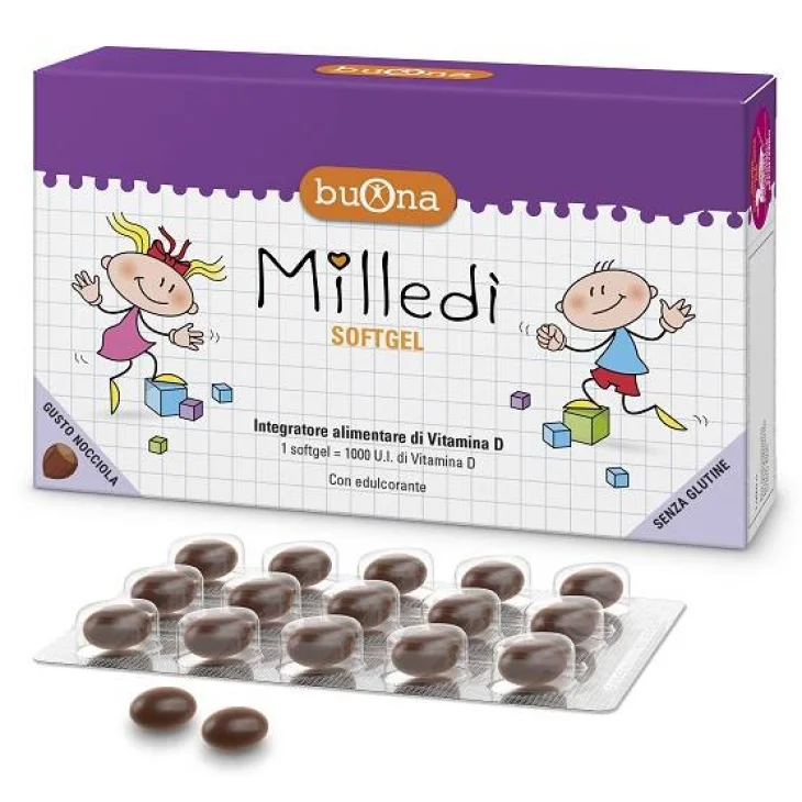 Buona Milledi' Integratore Vitamina D 30 Softgel