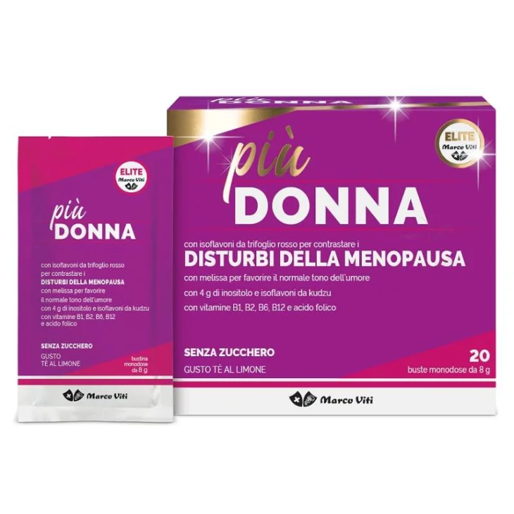 Marco Viti Più Donna Integratore Menopausa 20 Bustine 8 g