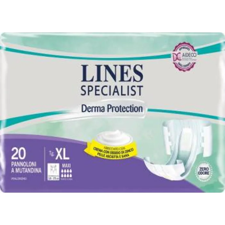 Lines Specialist Derma Maxi XL Pannoloni 20 pezzi