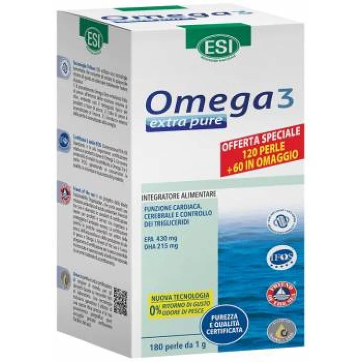 Esi Omega 3 Extra Pure Offerta 120 + 60 Perle