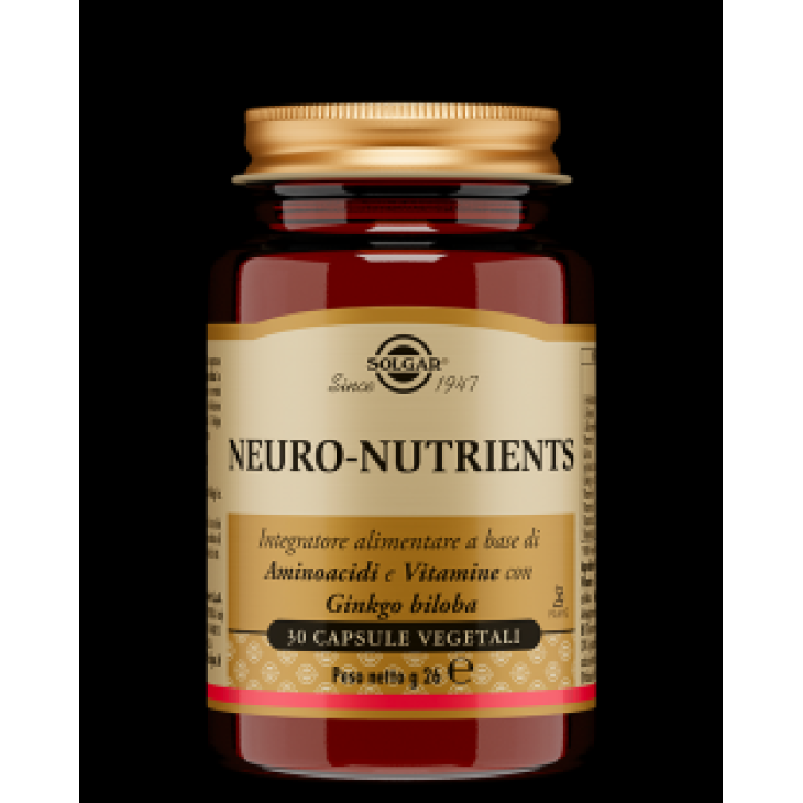 Solgar Neuro Nutrients Memoria e Concentrazione 30 Capsule Vegetali