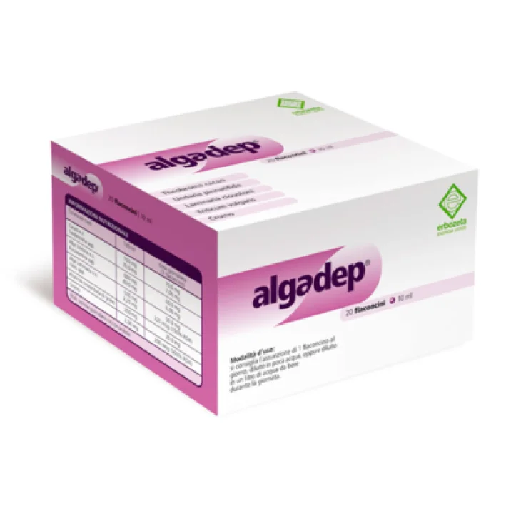 Erbozeta Algadep Integratore per il Metabolismo 20 flaconcini