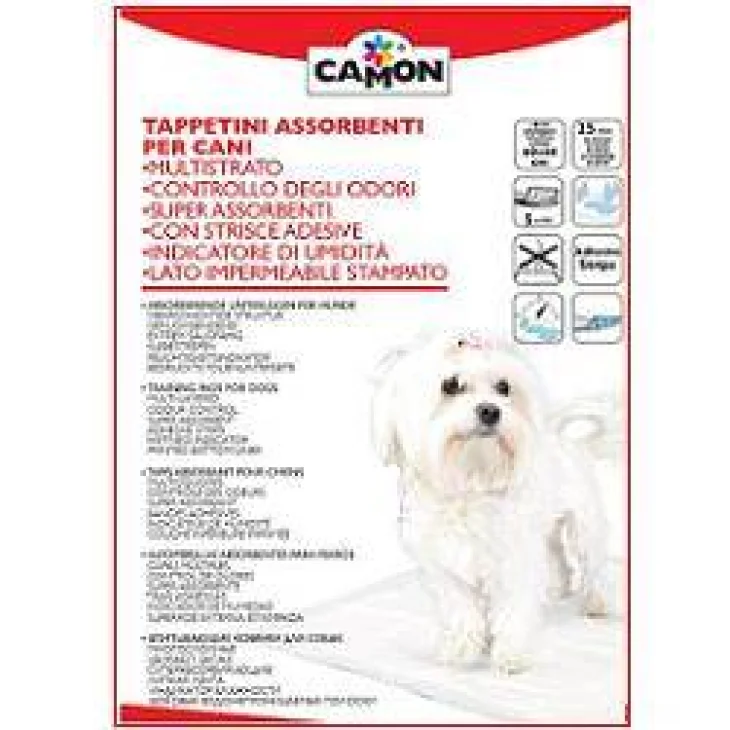 Camon Tappetino Assorbente per Cani 60X60cm 25 pezzi