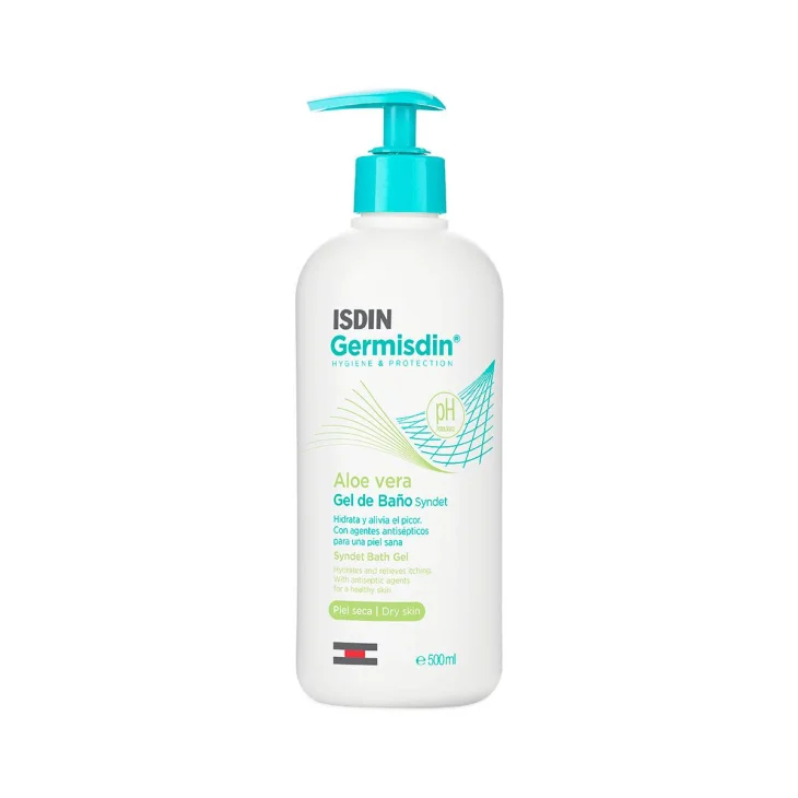 Isdin Germisdin Aloe Vera Gel Detergente Per Pelle Secca 500 ml