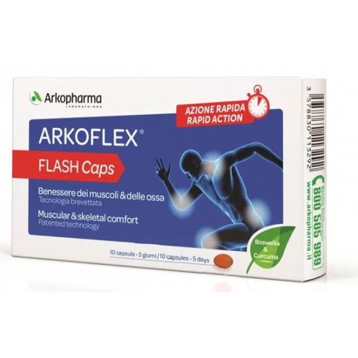 Arkopharma Arkoflex Flash Caps Integratore per le Articolazioni 10 capsule