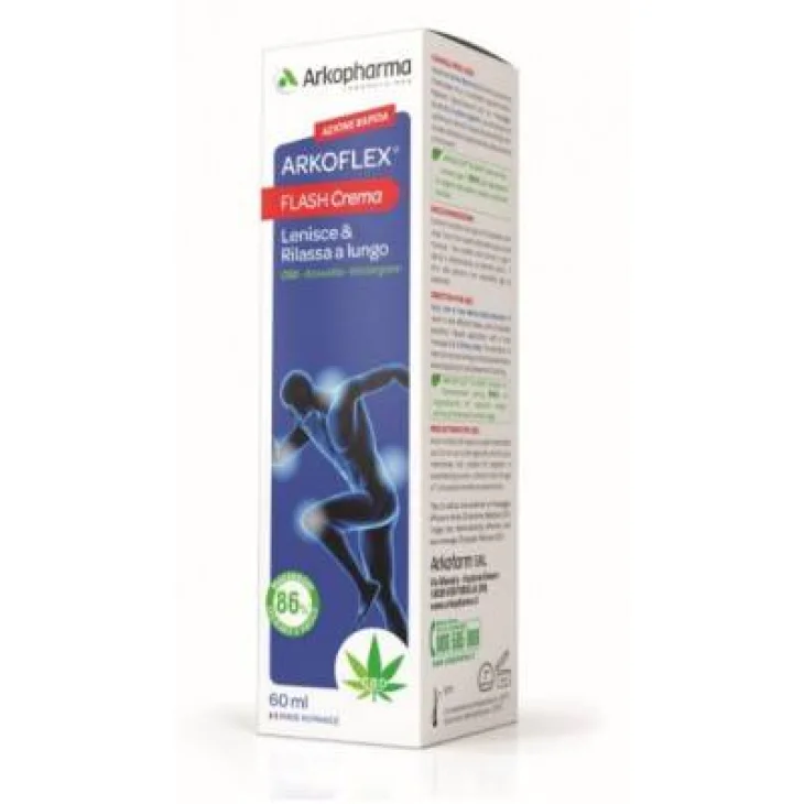 Arkopharma Arkoflex Flash Crema Massaggio Muscoli 60Ml