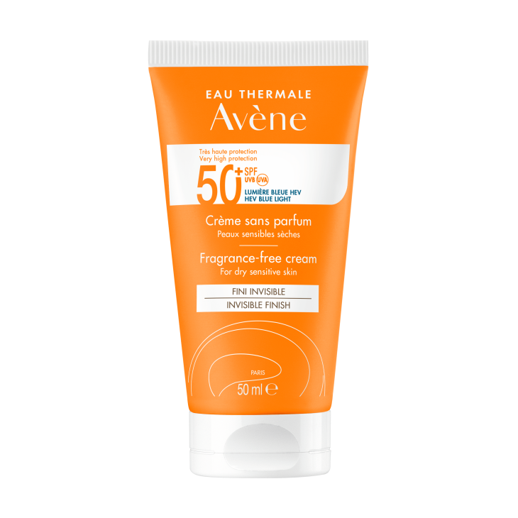 Avène Crema Senza Profumo SPF 50+  Solare Viso 50 ml