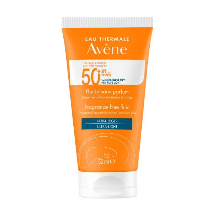 Avène Fluido Senza Profumo SPF 50+ Solare Viso 50 ML