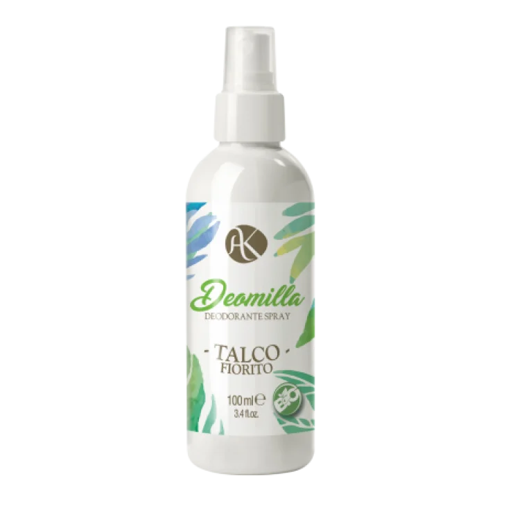 Alkemilla Deomilla Deodorante Bio Talco Fiorito Spray 100 Ml