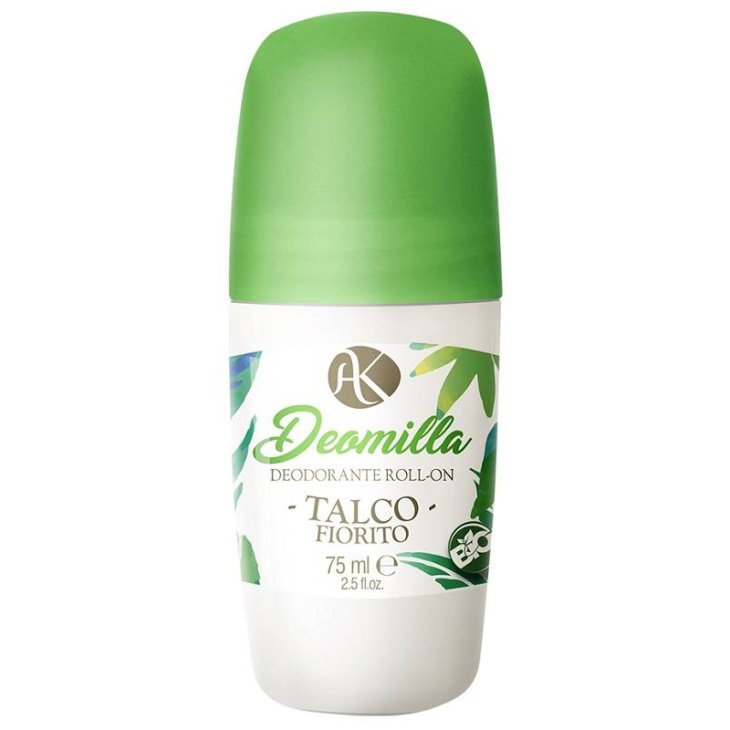 Alkemilla Deomilla Deodorante Talco Fiorito Roll On 75 Ml