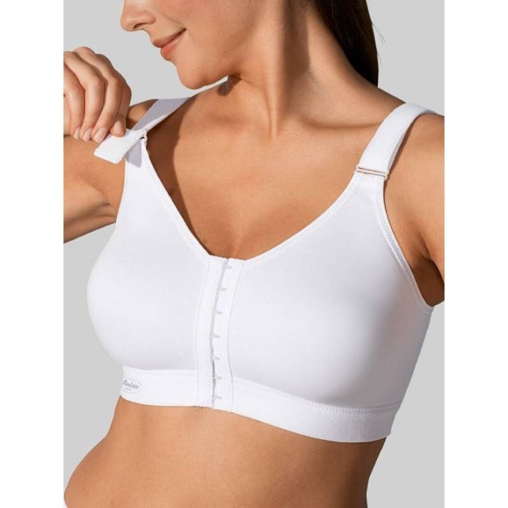 Anita Active 5523 Reggiseno Con Apertura Frontale Bianco EU90 Cup E