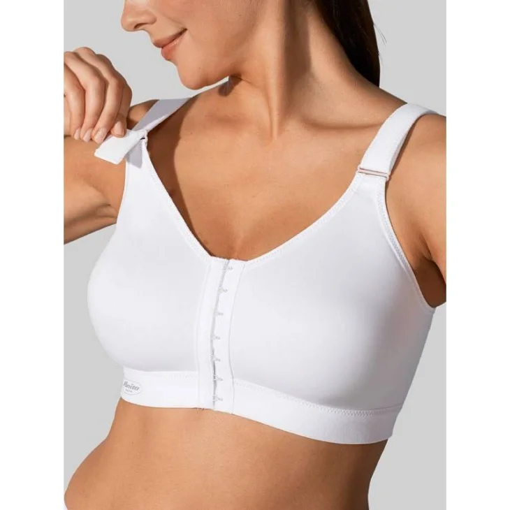 Anita Active 5523 Reggiseno Con Apertura Frontale Bianco EU90 Cup E