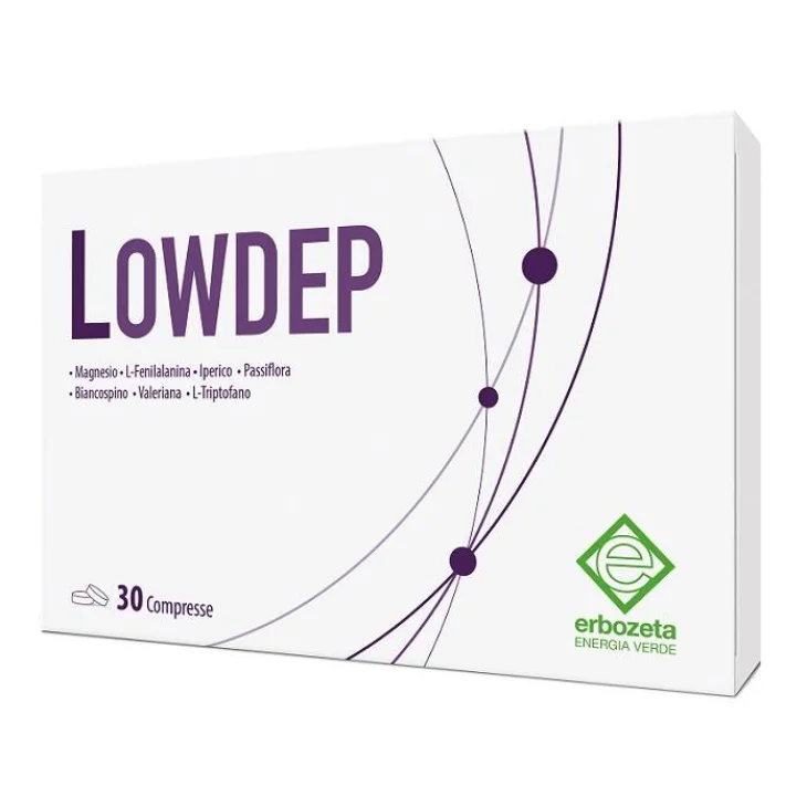 Erbozeta Lowdep Integratore Benessere Mentale 30 Compresse