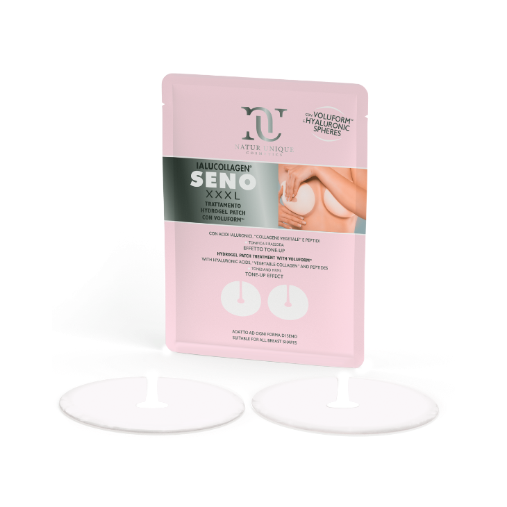 Natur Unique Ialucollagen Seno Xxxl Trattamento Hydrogel Patch 2 X 8,5 G