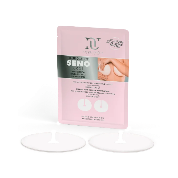 Natur Unique Ialucollagen Seno Xxxl Trattamento Hydrogel Patch 2 X 8,5 G
