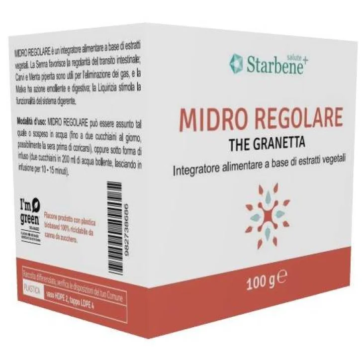 Starbene Midro Regolare (The Granetta) Integratore Sistema Digerente 100 G