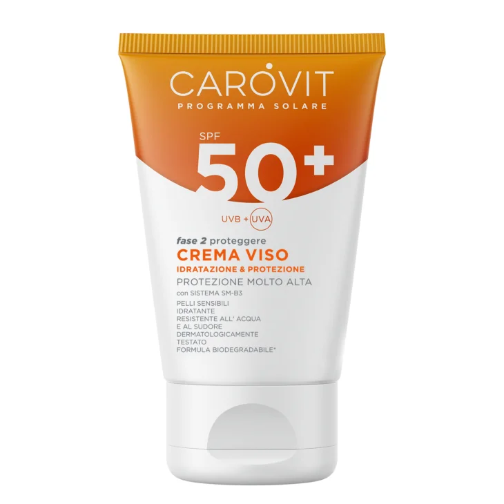 Carovit Programma Solare Crema Viso Spf 50+ 50 ml Carovit Programma Solare Crema Viso Spf 50+ 50 ml