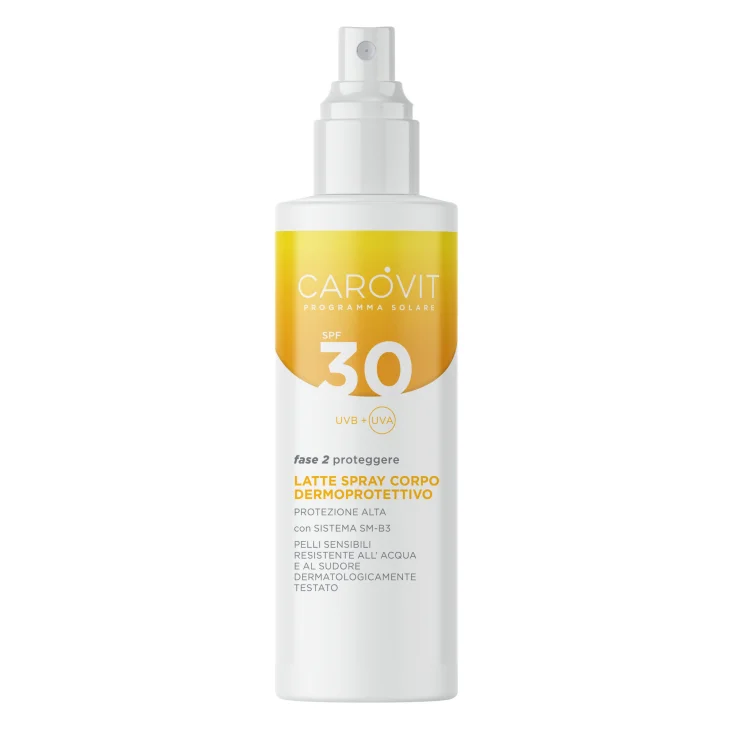 Carovit Programma Solare Latte Spray Corpo Dermoprotettivo Spf 30 200 ml