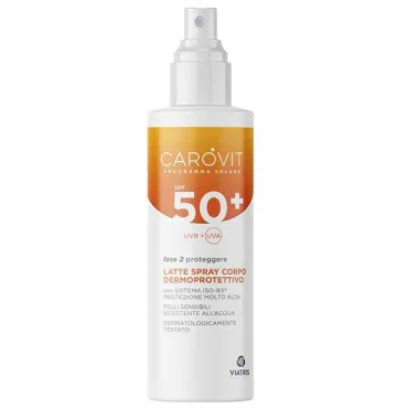 Carovit Programma Solare Latte Spray Corpo Dermoprotettivo Spf 50+ 200 ml