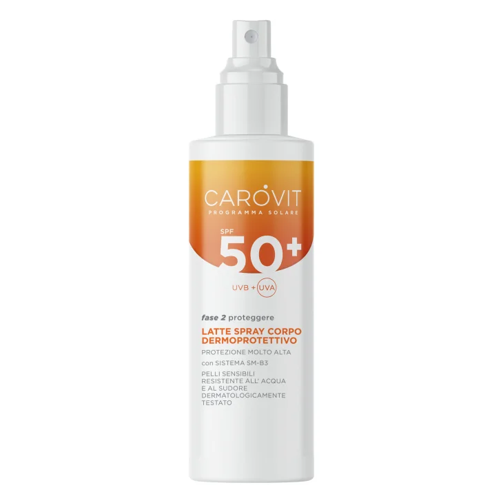 Carovit Programma Solare Latte Spray Corpo Dermoprotettivo Spf 50+ 200 ml