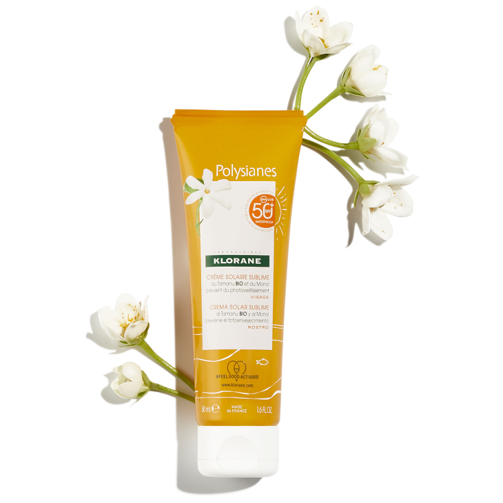 Klorane Polysianes Crema Solare Sublime Viso SPF 50+ 50 ml
