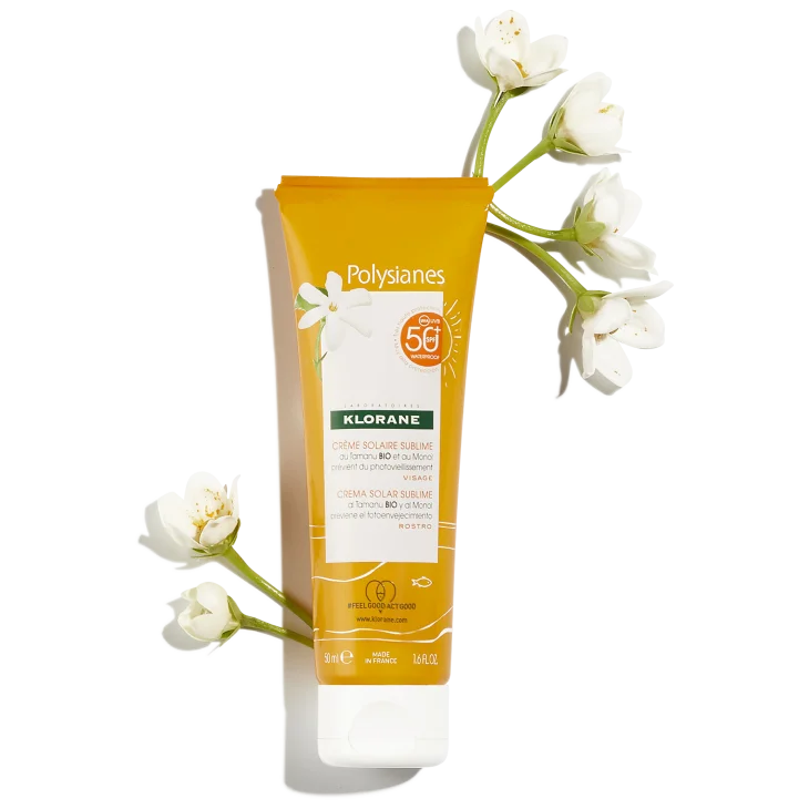 Klorane Polysianes Crema Solare Sublime Viso SPF 50+ 50 ml