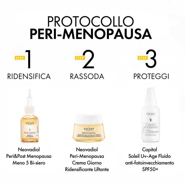Vichy Neovadiol Meno 5 Bi-Siero Anti-Eta' Peri-Menopausa e Post-Menopausa 30ml