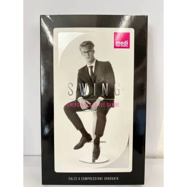Medi Swing Gambaletto Compressione Graduata Taglia 5 Nero 1 pezzo