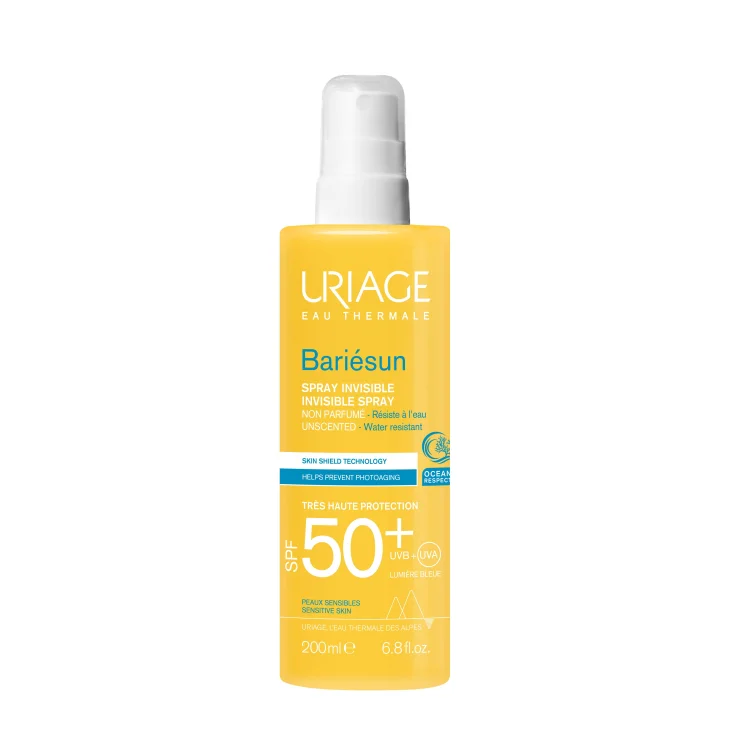 Uriage Bariésun Spray Invisibile SPF50+ Senza Profumo Viso e Corpo 200 ml