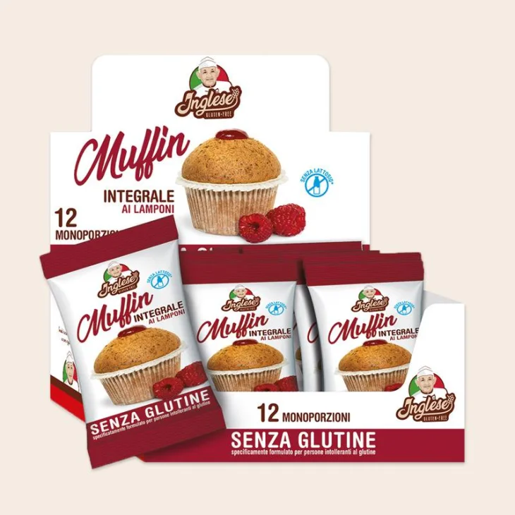 INGLESE MUFFIN INTEGRALI FARCITI AL LAMPONE PROMO MONOPORZIONE 40 G
