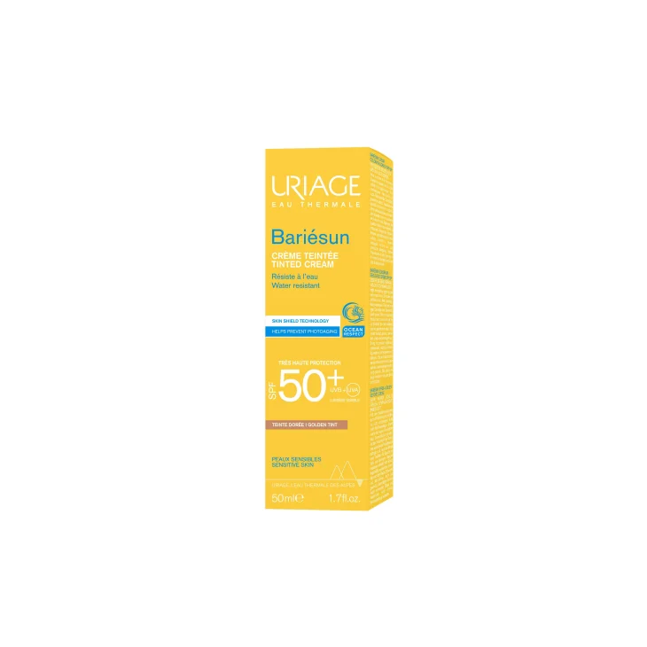 Uriage Bariésun Crema Colorata Dorata SPF50+ Viso 50 ml