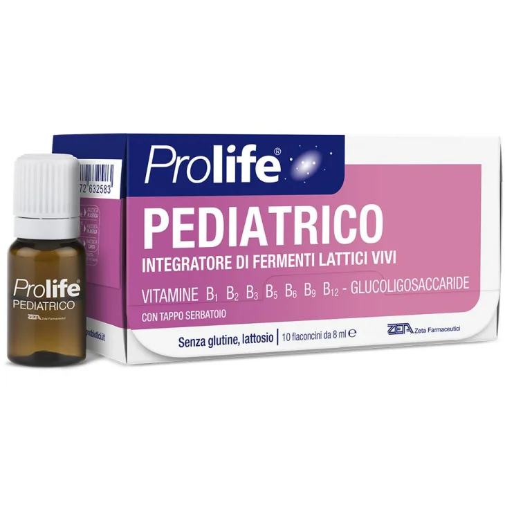 Prolife Pediatrico Integratore di Fermenti Lattici 10 flaconcini