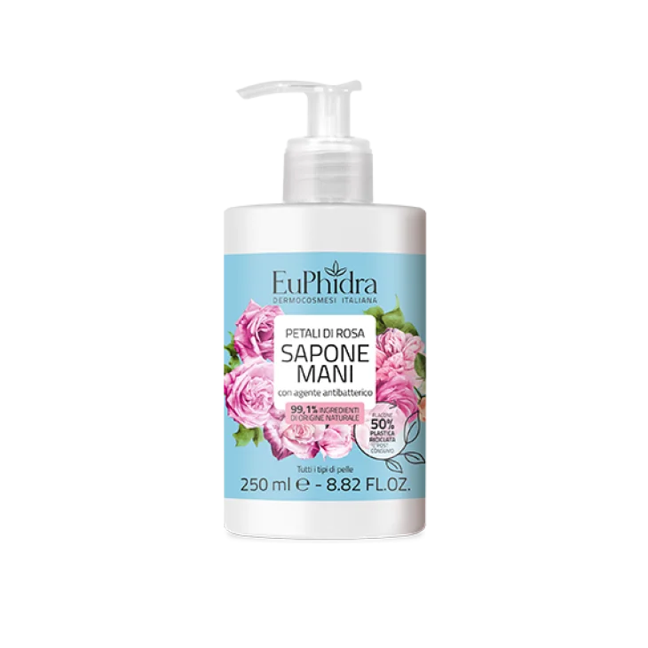 Euphidra Sapone Mani Delicato Petali di Rosa 250 ml
