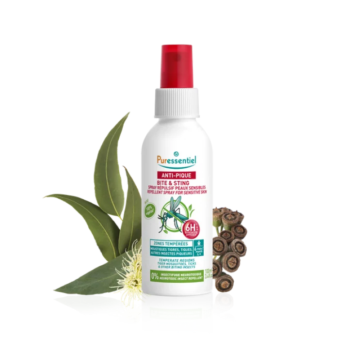 Puressentiel Spray Repellente Antizanzare Per Pelli Sensibili 100 ml