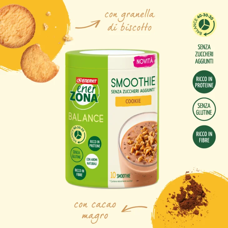 EnerZona Smoothie Cookie Proteico 300 g