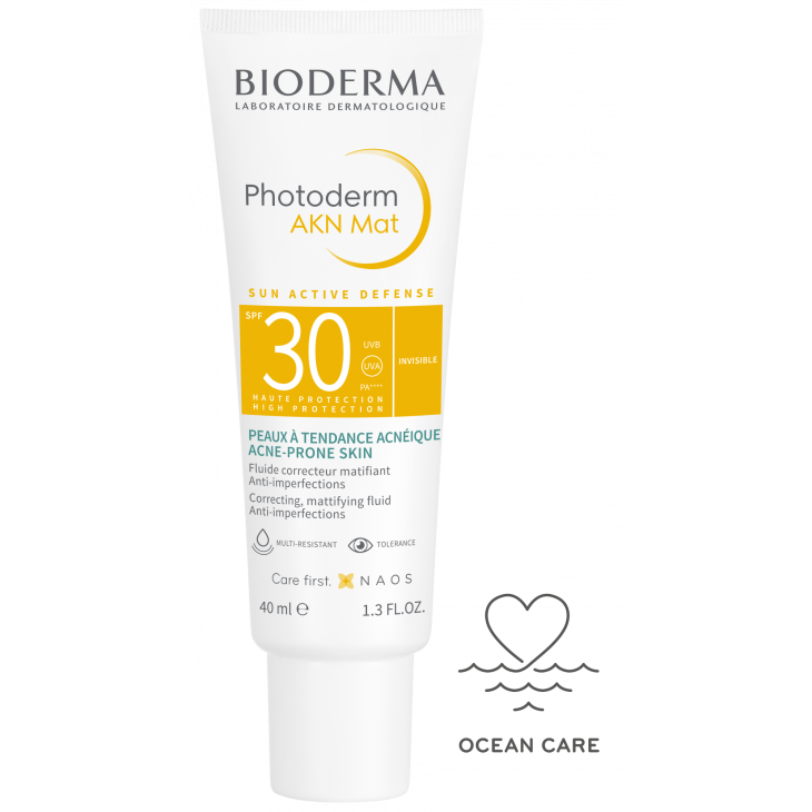 Bioderma Photoderm AKN Mat SPF 30 Solare Pelli a Tendenza Acneica 40 ml