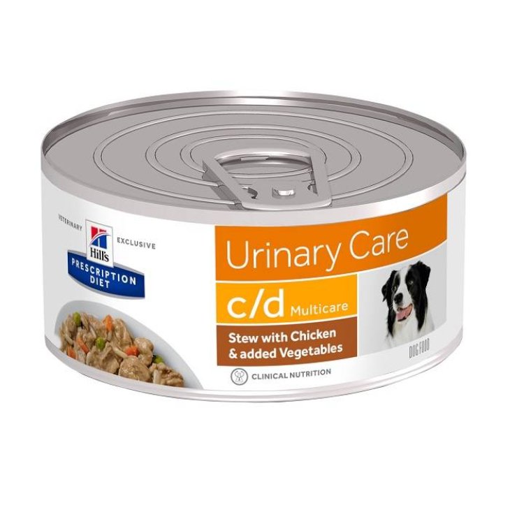 Prescription Diet Canine Urinary Care c/d Multicare Chicken & Vegetables Stew Alimento cani 156 g