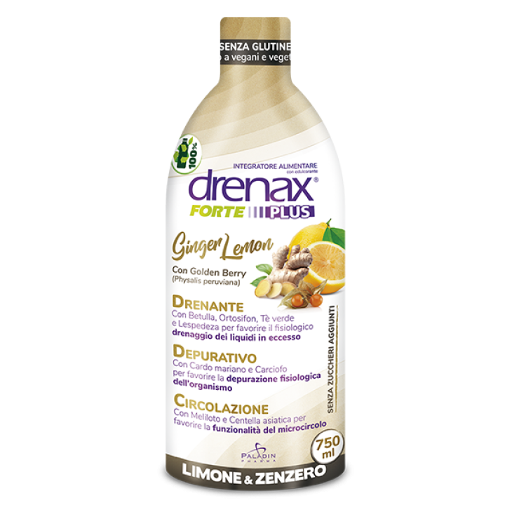 Drenax Forte Ginger Lemon PLUS Integratore Drenante 750 ml