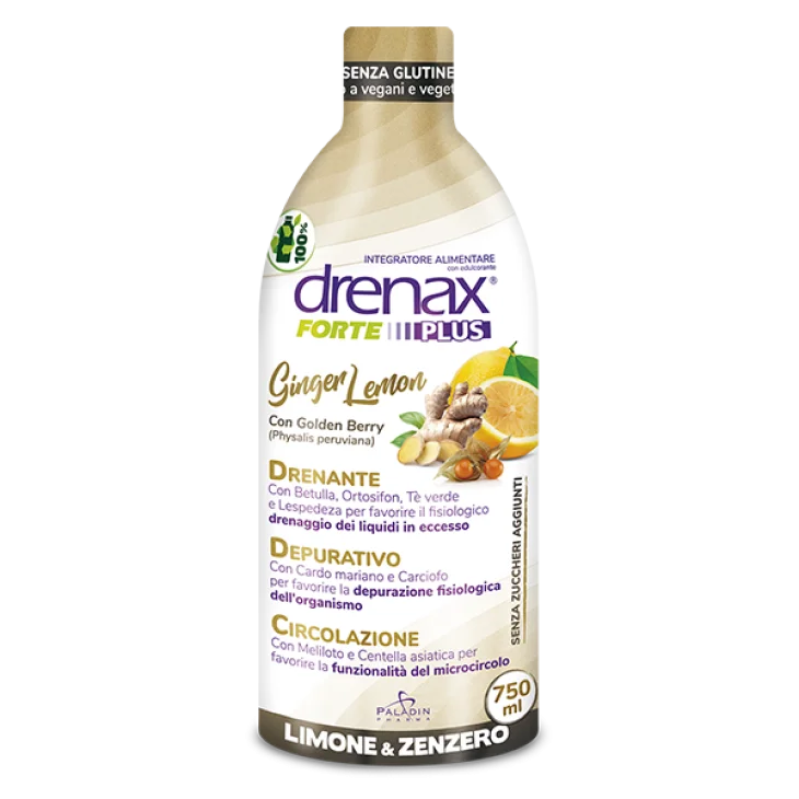 Drenax Forte Ginger Lemon PLUS Integratore Drenante 750 ml