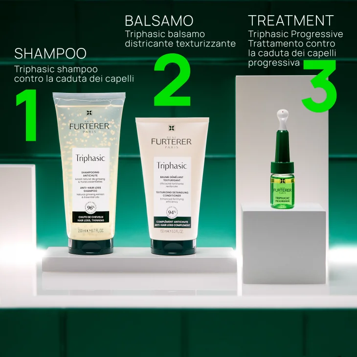 René Furterer Triphasic Progressive Trattamento Contro La Caduta Dei Capelli 8 flaconi