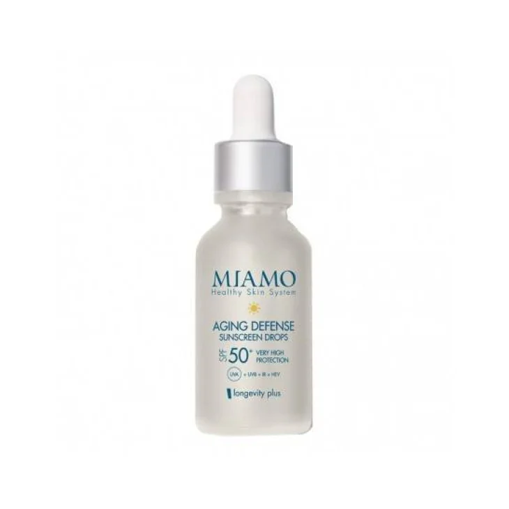 Miamo Aging Defense Sunscreen Drops Spf 50+ Siero Protezione Solare 30 ml