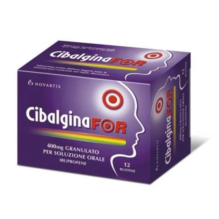 Cibalginafor 400mg Ibuprofene 12 Bustine Granulato Soluzione Orale
