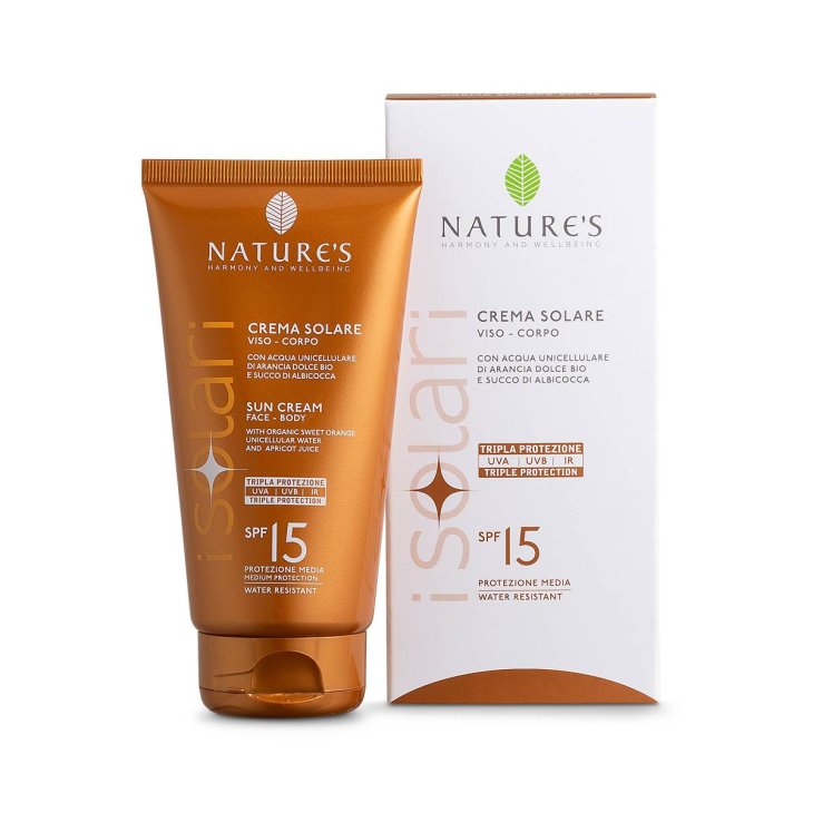 Nature's iSolari Crema Solare SPF15 Viso e Corpo Travel Size 100 ml