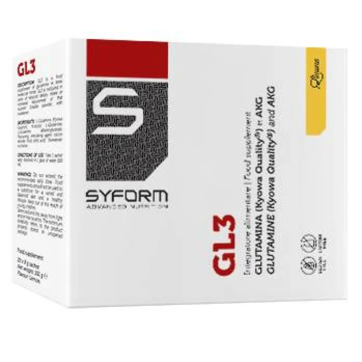 Syform GL3 Integratore di aminoacidi Gusto Limone 20 bustine