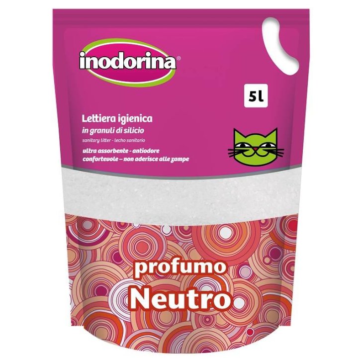 Inodorina Bag Lettiera per Gatti in Granuli di Silicio 5 litri